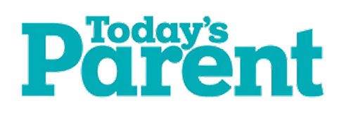 Logo with the text 'Today's Parent' in teal color.