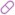 A purple, pixelated icon of a tilted chain link on a white background.
