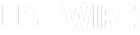 The white stylized logo for USAWIRE on a white background.