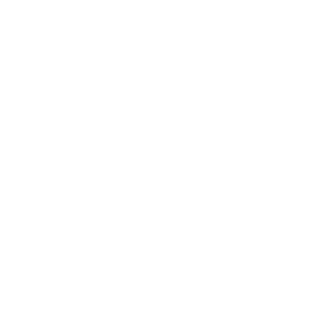 A cartoon fish inside a water droplet shape.