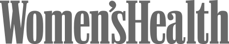 Logo of Women's Health magazine in gray text.
