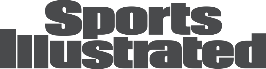 Logo with the text 'Sports Illustrated' in bold, dark letters.