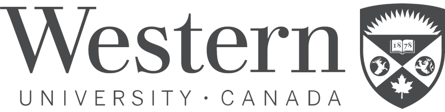 Western University Canada logo with shield emblem.