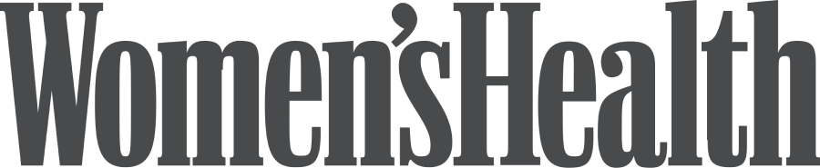 Logo with the text 'Women's Health' in dark font.