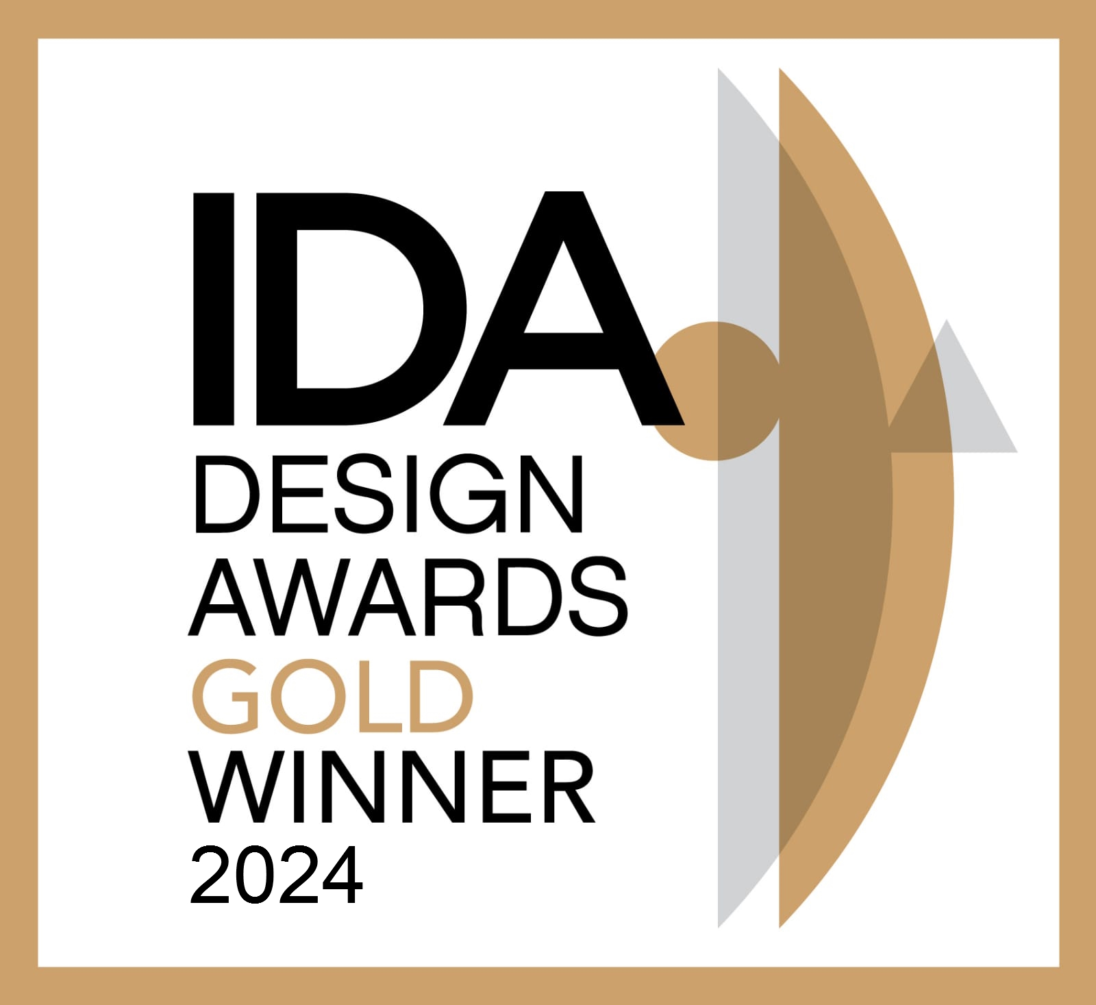 IDA Design Awards Gold Winner 2024 badge.
