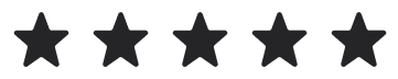 Five grey stars indicating a rating system.