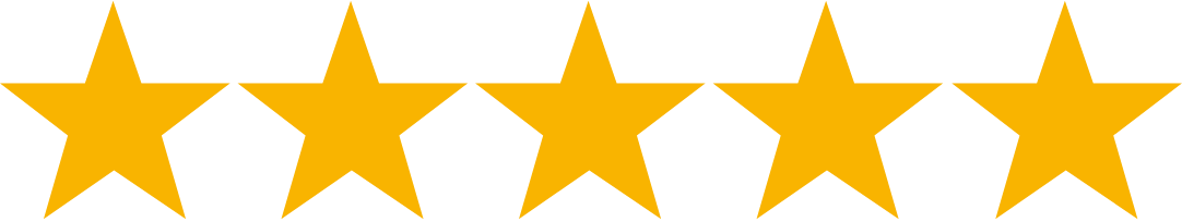 Five yellow stars in a horizontal line.