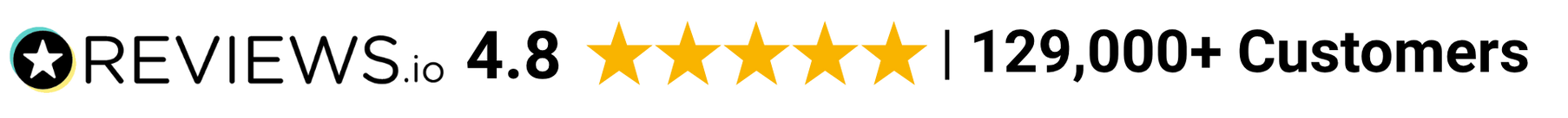 A logo with a circular design and five gold stars next to it.