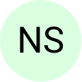 Placeholder image with initials 'NS' in a circular design.