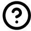 A black question mark inside a circle on a white background.