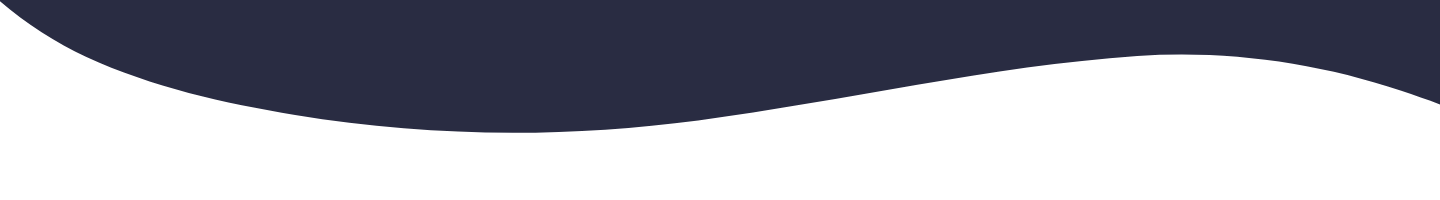 Dark blue wave shape on a white background.