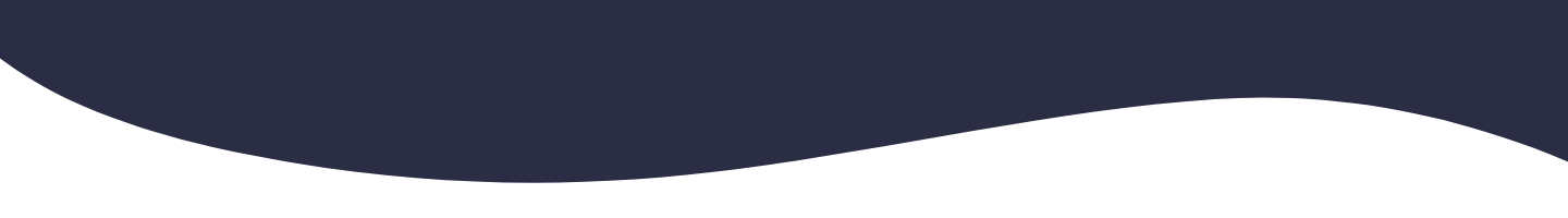 Dark blue wave pattern on a white background.