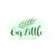 Logo with green leaves and the text 'Our Little Organic Life'.