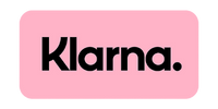 Klarna logo on a pink background.