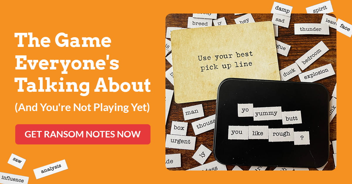 Ransom Notes: The Hilarious Word Magnet Party Game | 1M+ Sold – Very ...