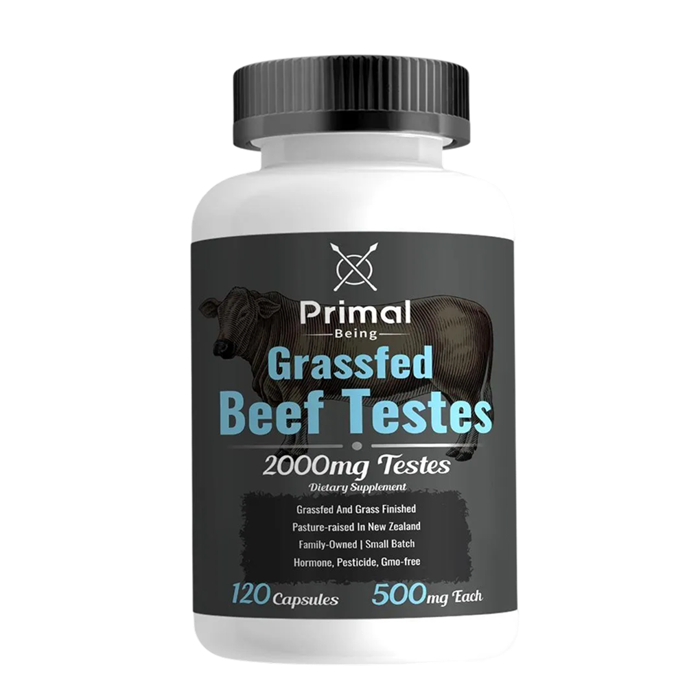 Primal Being Grassfed Beef Testes (Free Bottle of Grassfed Beef Liver Included With Subscription $34 value)