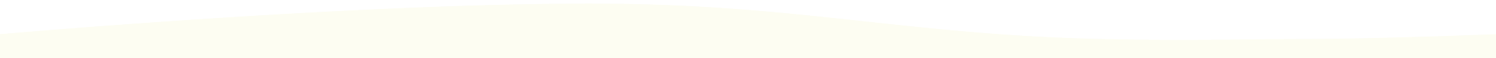 An abstract, pale yellow, wave-like shape against a white background.