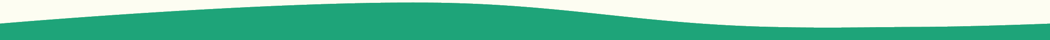 A decorative green wave-like shape against a cream-colored background.