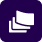 Purple icon with three overlapping white rectangles.