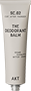A tube labeled 'The Deodorant Balm' with text and branding visible.