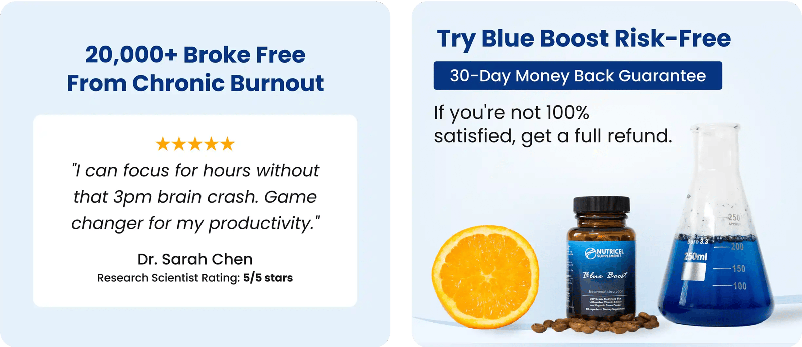 Blue Boost - Methylene Blue + Vitamin C | Nutricel