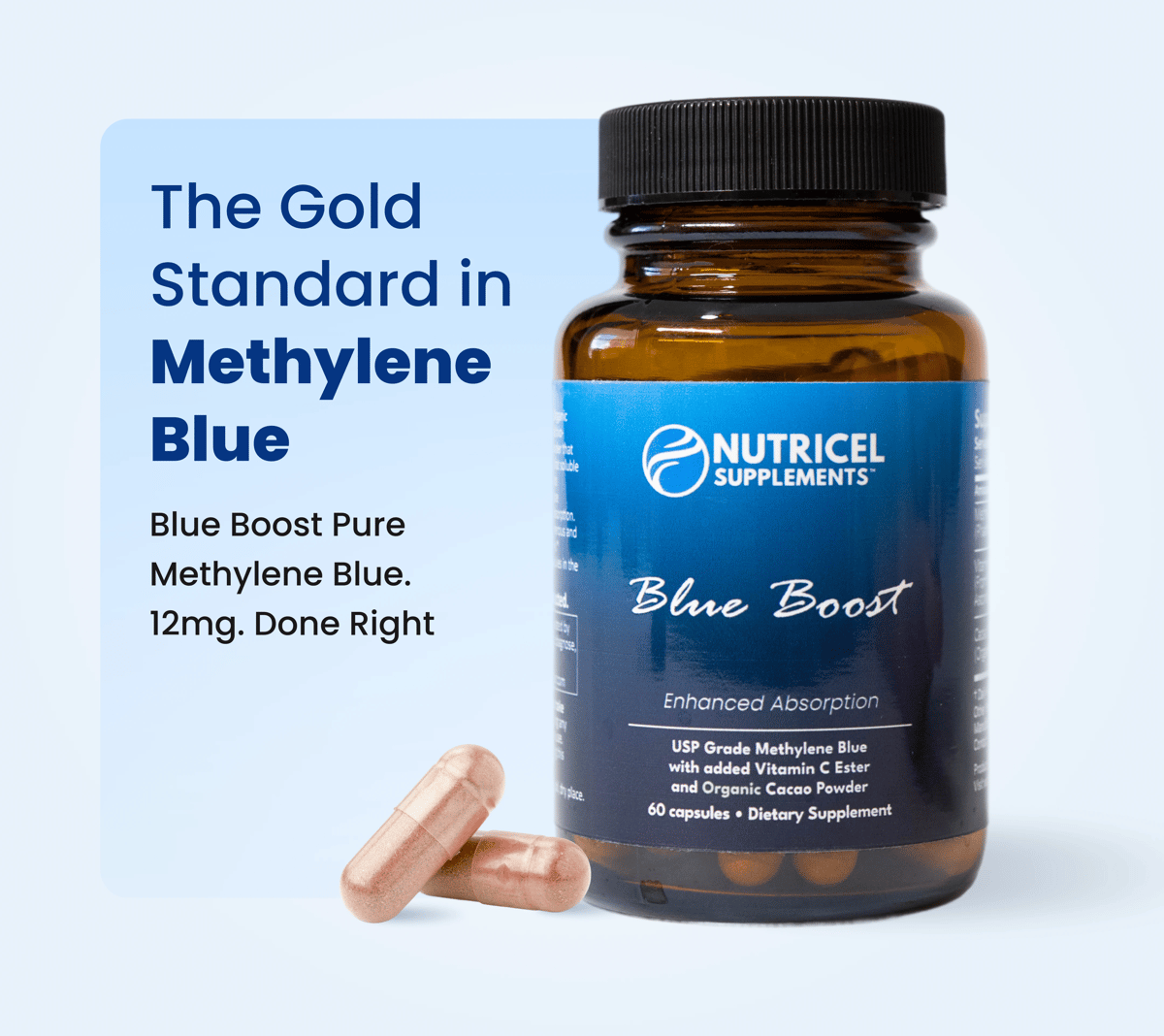 Blue Boost - Methylene Blue + Vitamin C | Nutricel