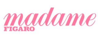 The logo for Madame Figaro, featuring the name in pink lettering.