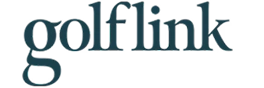 The word 'golflink' in a dark teal, serif font on a white background.