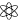 A low-resolution, pixelated icon of a stylized atom or six-pointed star.