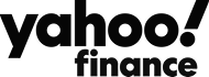 Yahoo Finance logo in black text on white background.