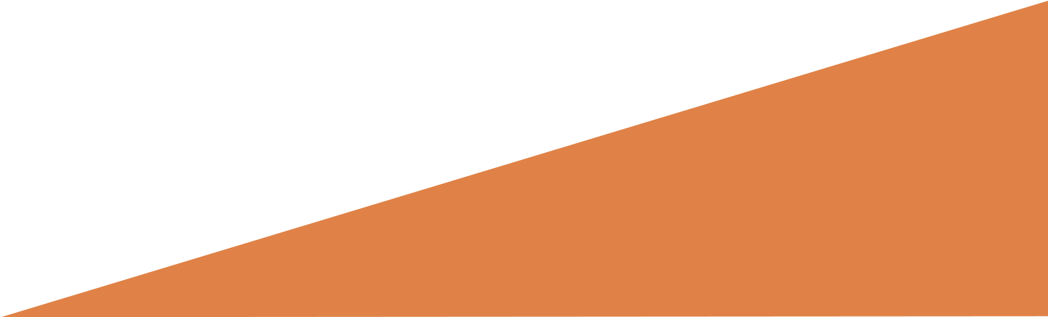 Diagonal split with green and orange sections.