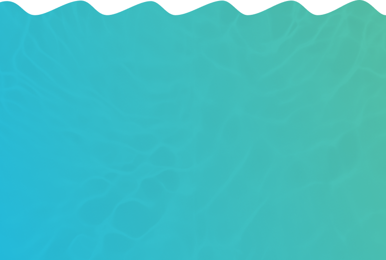 Abstract gradient background with wavy blue and green colors.