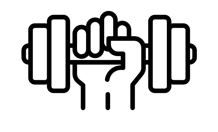 Silhouette of a person with a bun hairstyle, wearing a suit.