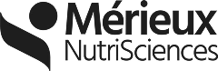 Mérieux NutriSciences logo with stylized leaf and circle design.