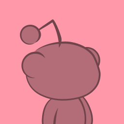Simple illustration of a bear with a small antenna on a pink background.