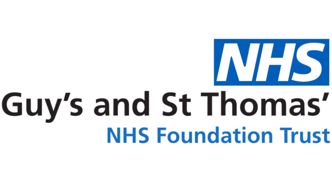 Logo of Guy's and St Thomas' NHS Foundation Trust.