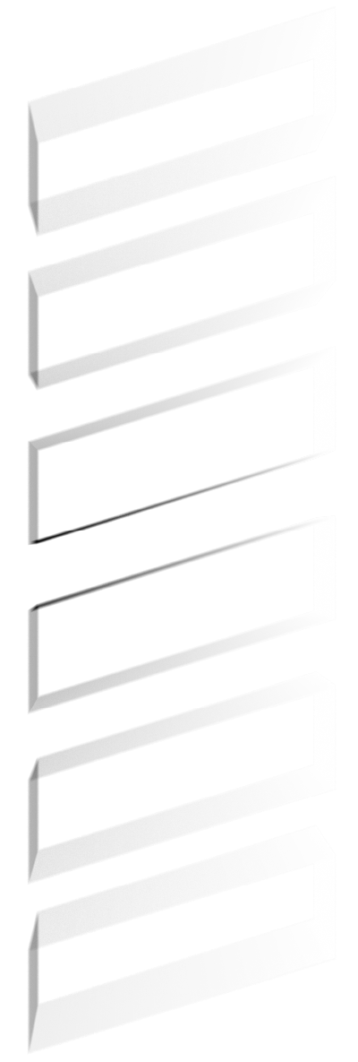 Abstract 3D geometric shapes with gradient shading.