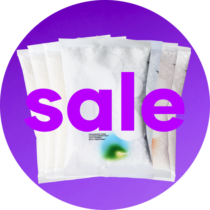 Three bags with beads, large 'sale' text across bright pink background.