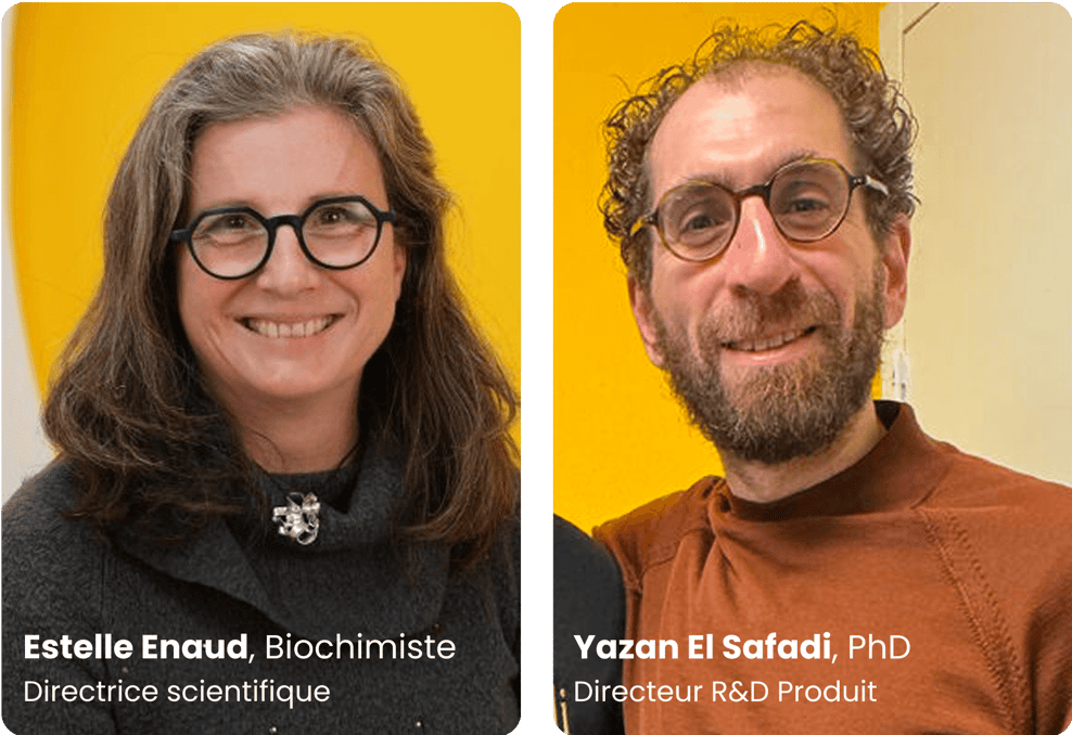 Estelle Enaud et Yazan El Safadi, experts scientifiques Naali