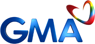 Blue 'GMA' text with a colorful heart-shaped design.