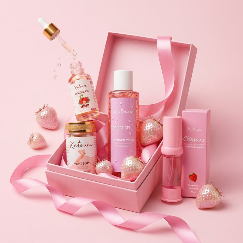 Katoura Restora Oil, an external intimate moisturising oil.