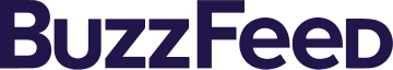 BuzzFeed logo in dark purple text on a transparent background.