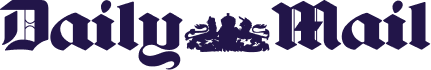 Dark blue 'Daily Mail' text logo on transparent background.