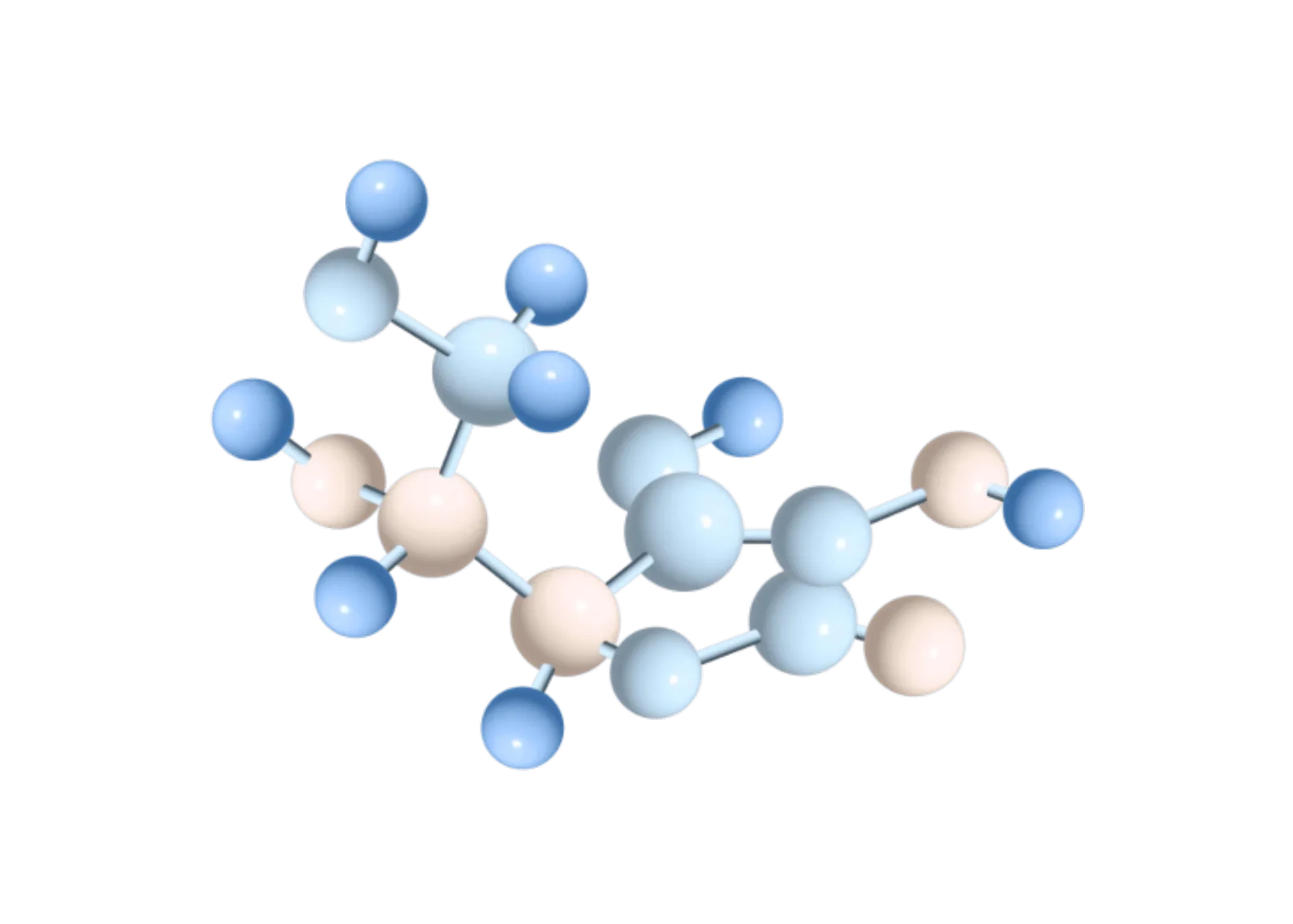 3D model of a molecular structure with colored spheres and bonds.