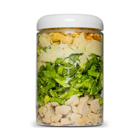 Caesar with Grilled Chicken salad cup