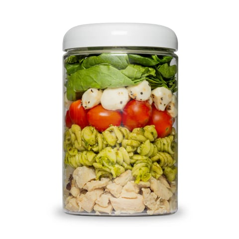 Pesto Pasta Bowl with Grilled Chicken
