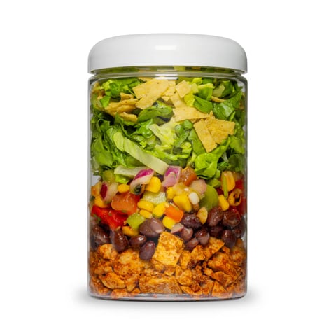 Southwest with Fajita Chicken salad cup