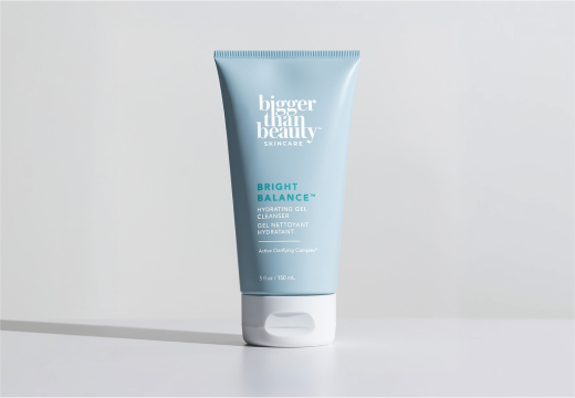 Bigger Than Beauty Bright Balance Hydrating Gel Cleanser bottle
