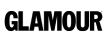 The logo for Glamour magazine, featuring the name in bold, black text on a white background.