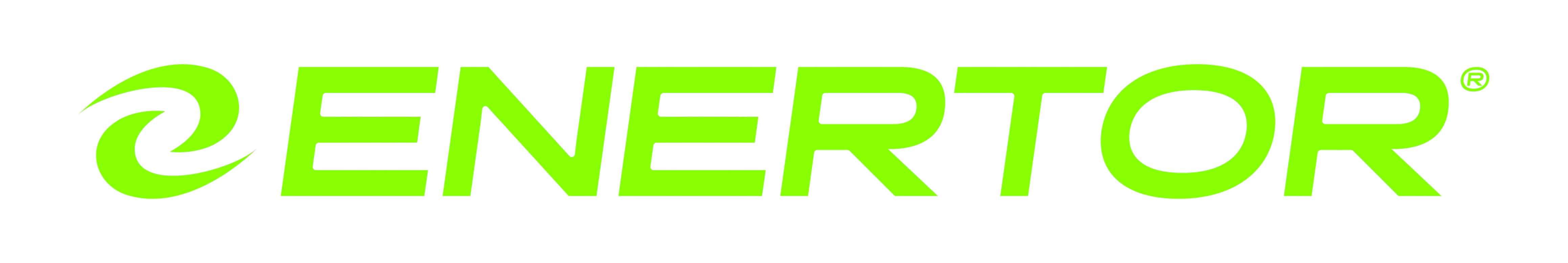 Green text logo with the word 'ENERTOR' and a stylized swirl.